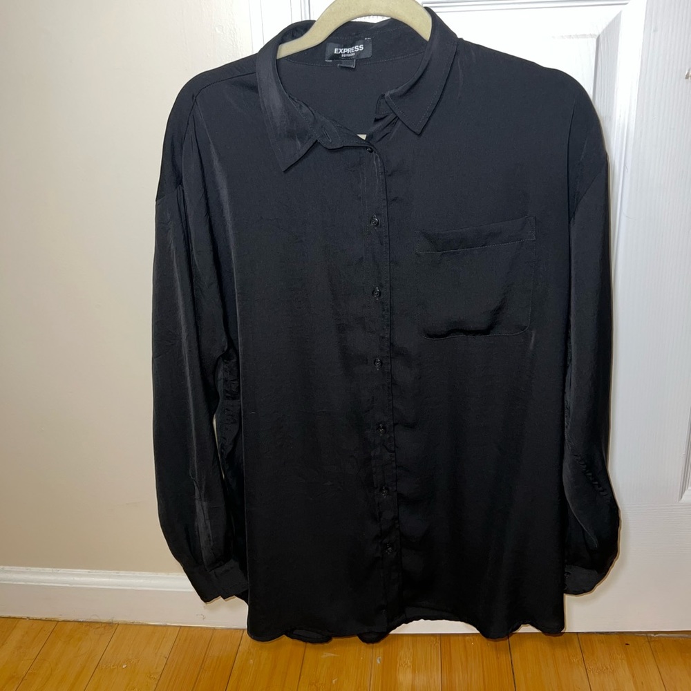 Express boyfriend button up